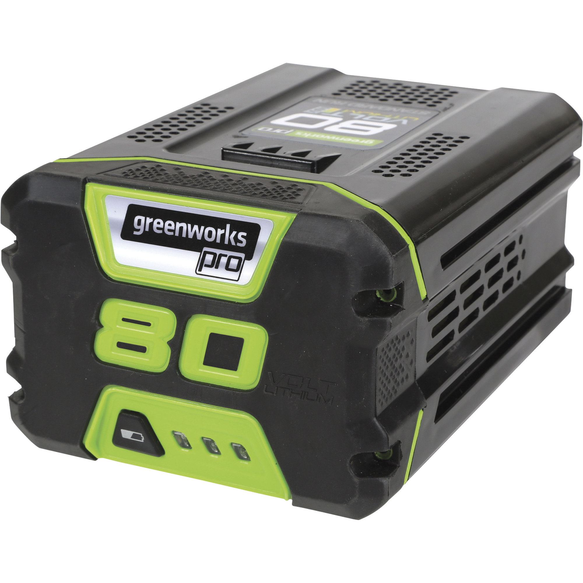 Greenworks Pro Replacement 80 Volt, 2Ah Lithium-Ion MAX Battery, Model# GBA80200